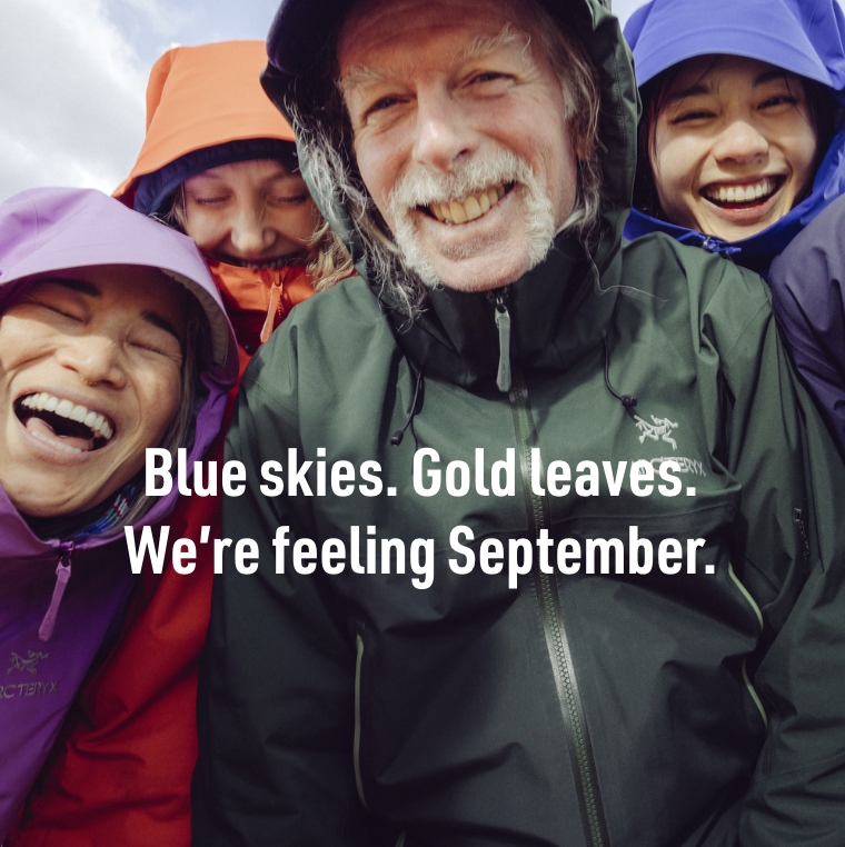 Blue skies. Gold leaves. We’re feeling September.